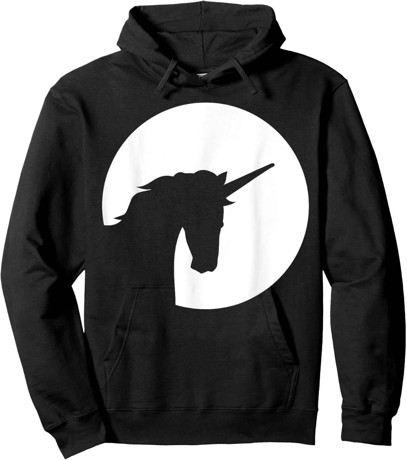 Unicorn moon Hoodie - Hoodie | Black