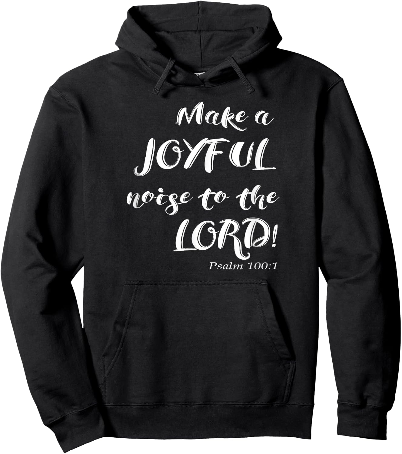 Christian Psalm 100 Music and Song Hoodie - Hoodie | Black