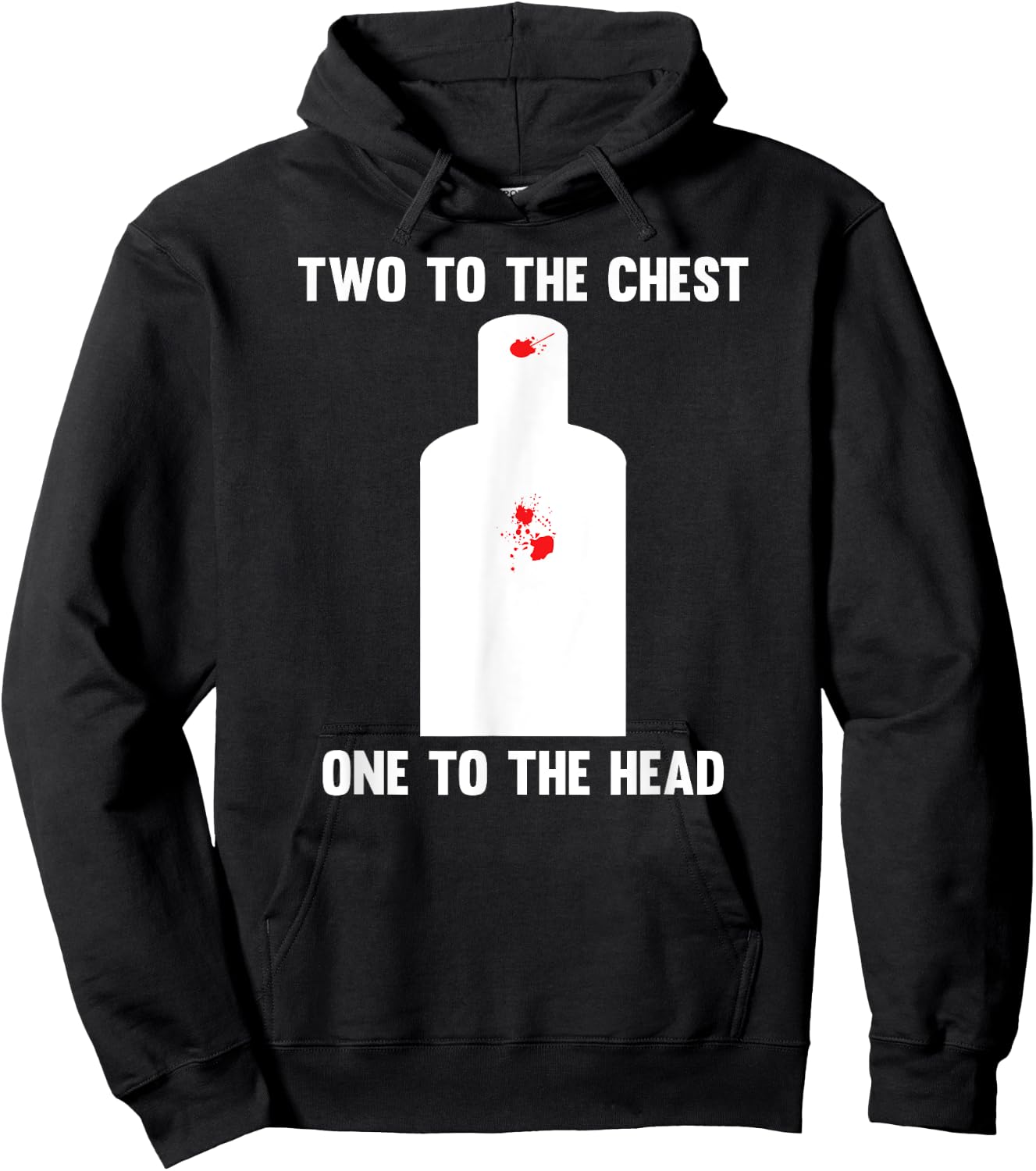 2nd Amendment Mozambique Drill Two To The Chest Gun Hoodie - Hoodie | Black