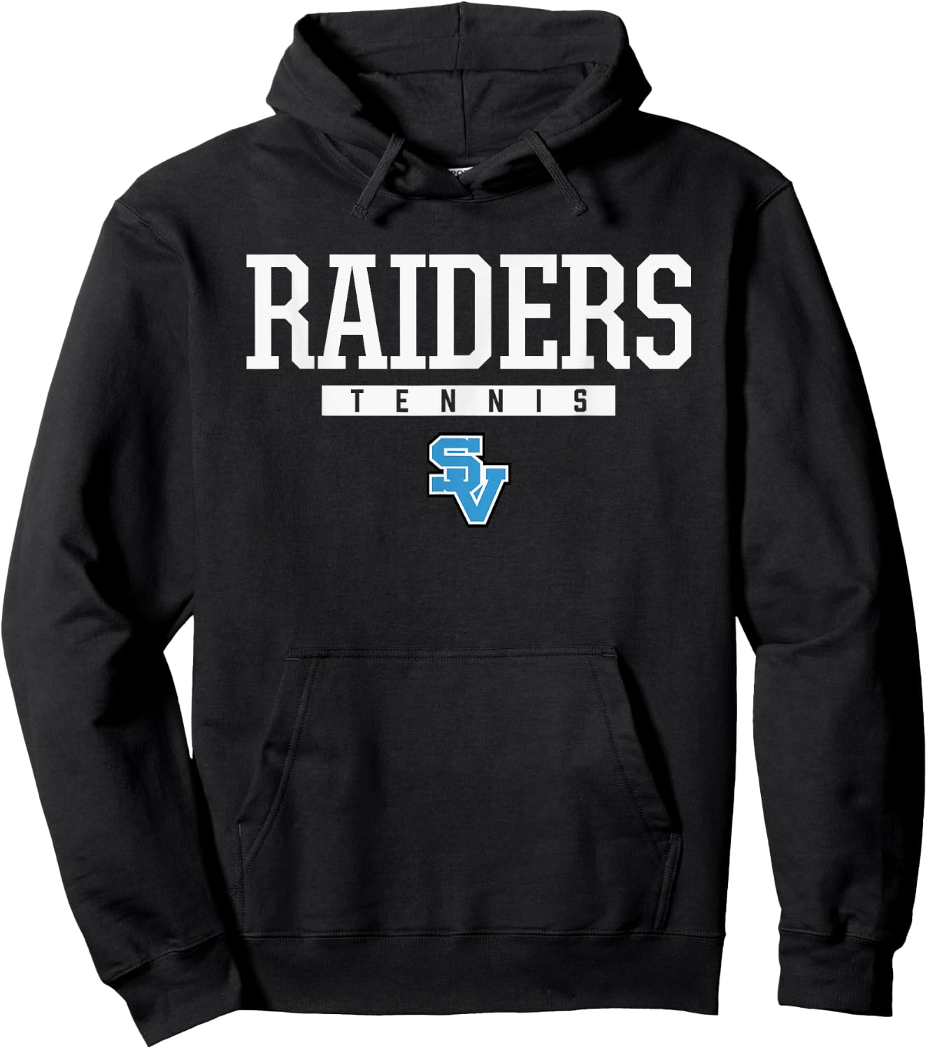 Seneca Valley Raiders Logo Tennis HS Hoodie - Hoodie | Black