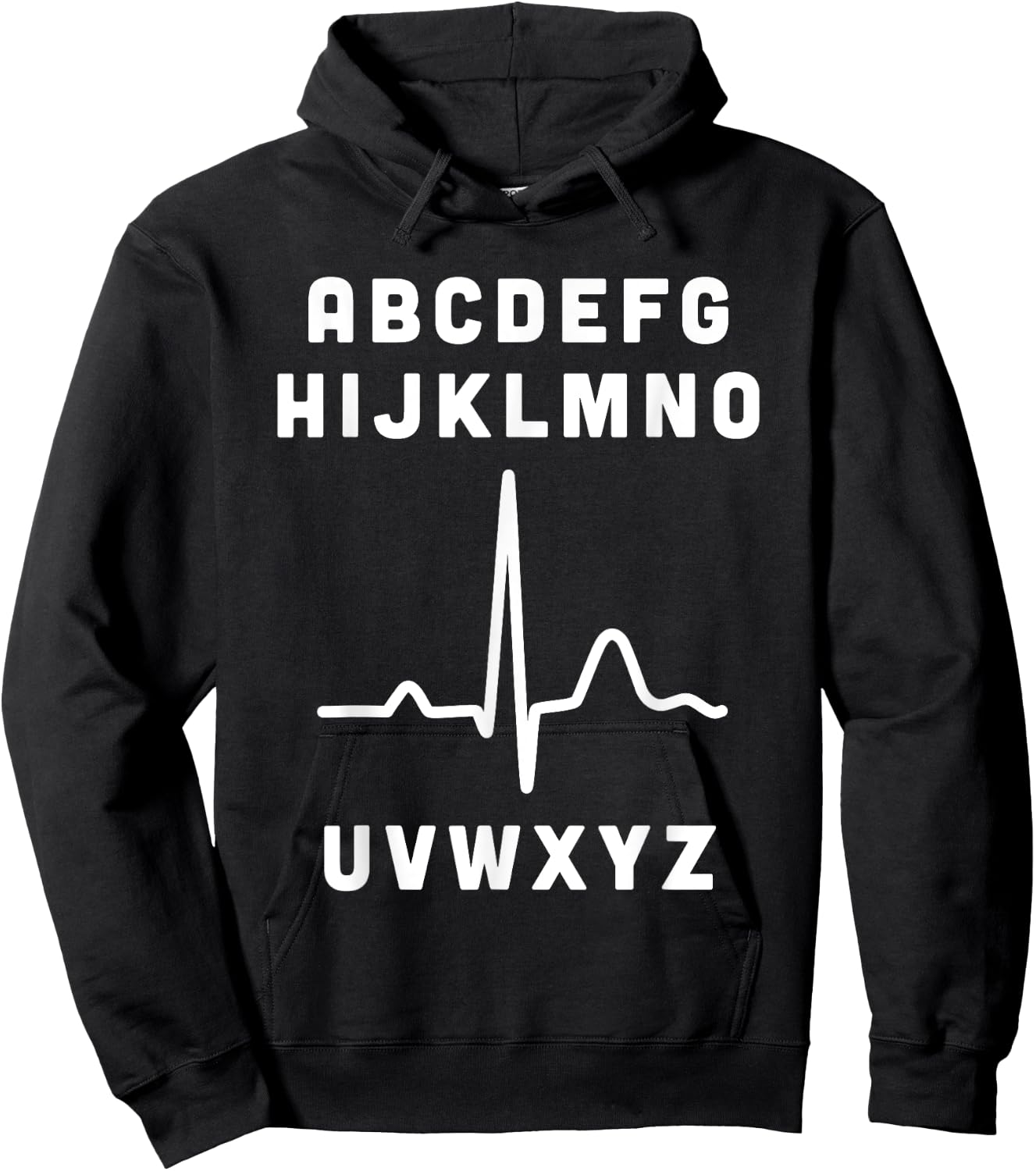 Nurse PQRST Alphabet Funny RN Gift, Nursing Jokes for Nurses Hoodie - Hoodie | Black