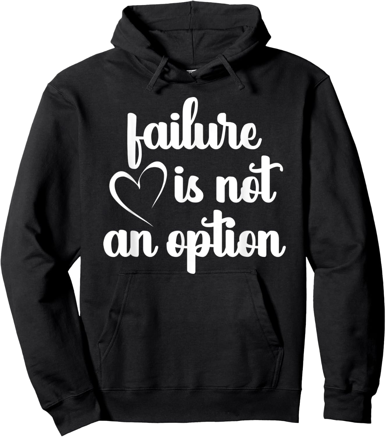 Go Red - Failure is not an Option - Heart Disease Awareness Hoodie - Hoodie | Black