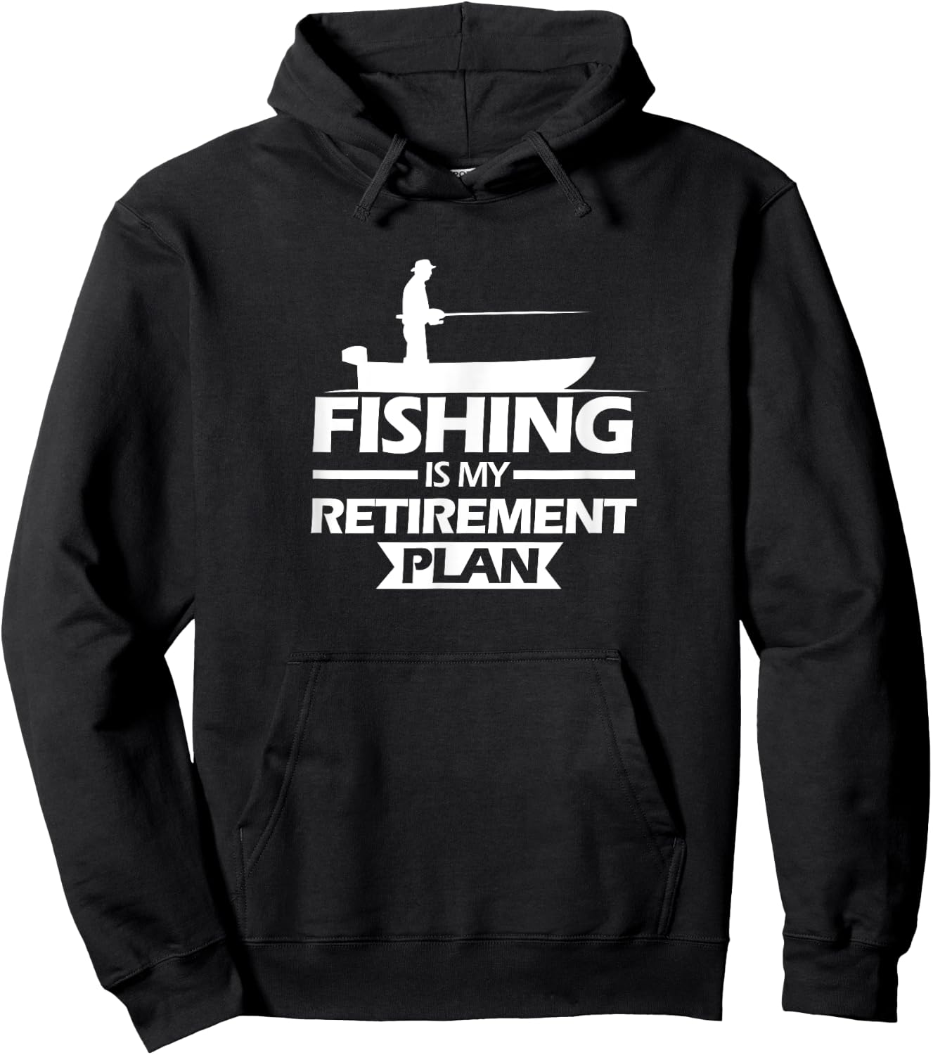 Fishing Retirement Plan Shirt Retired Fish Gifts Grandpa Hoodie - Hoodie | Black