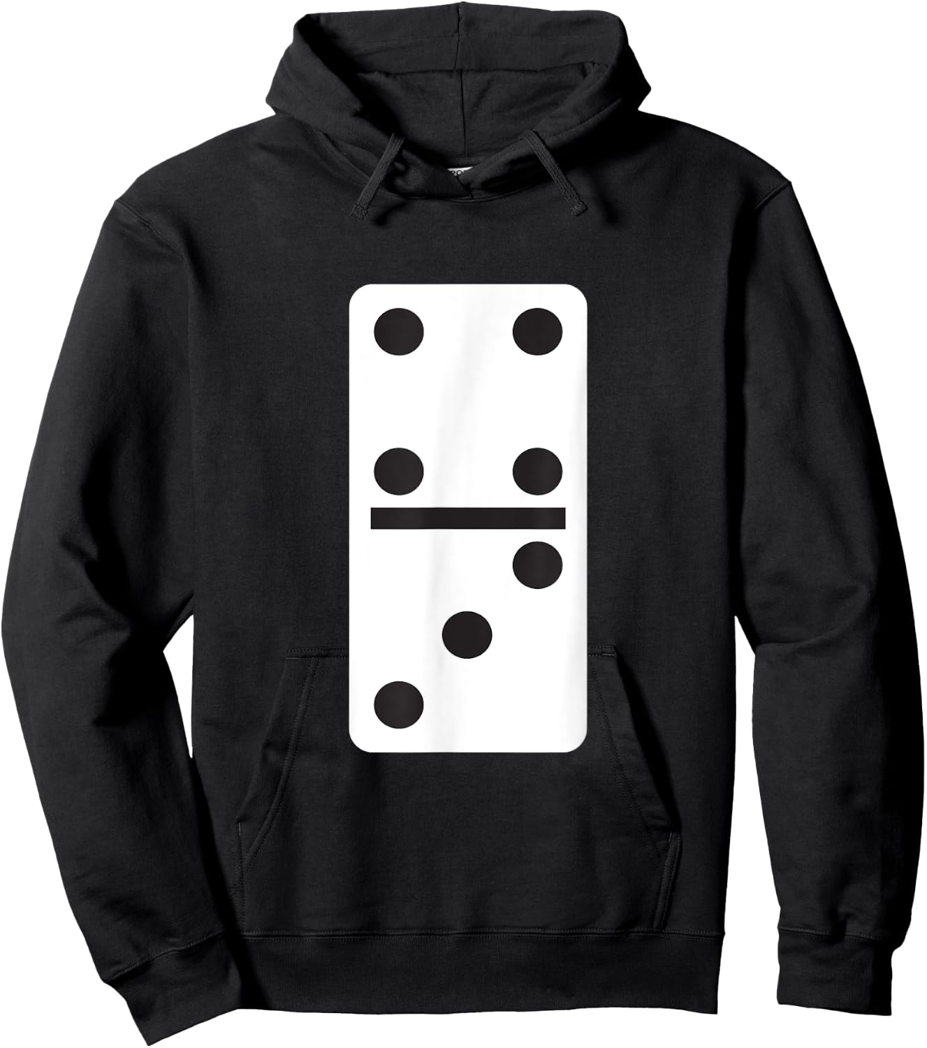 Four Three Dominoes Halloween Costume Domino Game Hoodie - Hoodie | Black