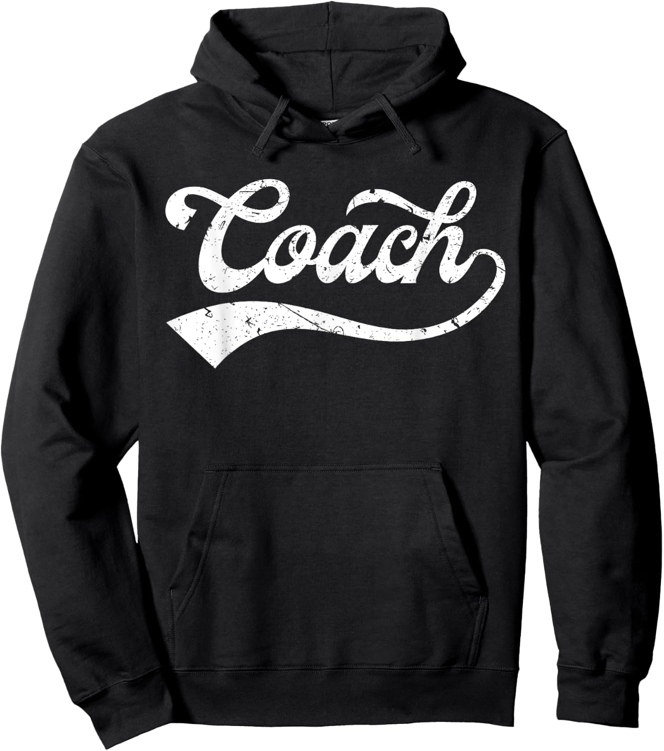 Coach Vintage Distressed Personal Trainer Coaching Gift Hoodie - Hoodie | Black