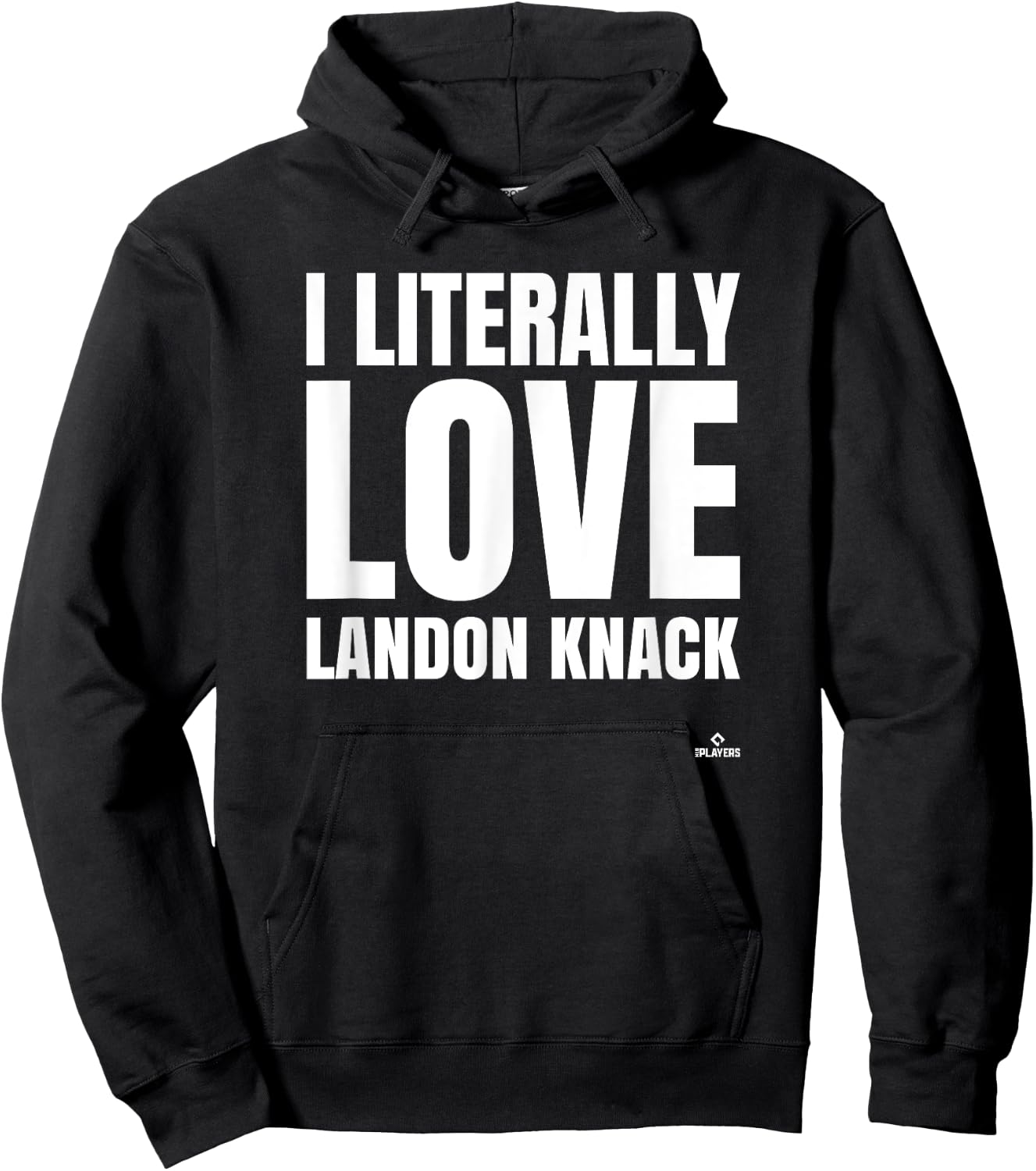 I Literally Love Landon Knack Prospect Baseball Fan Gear Hoodie - Hoodie | Black