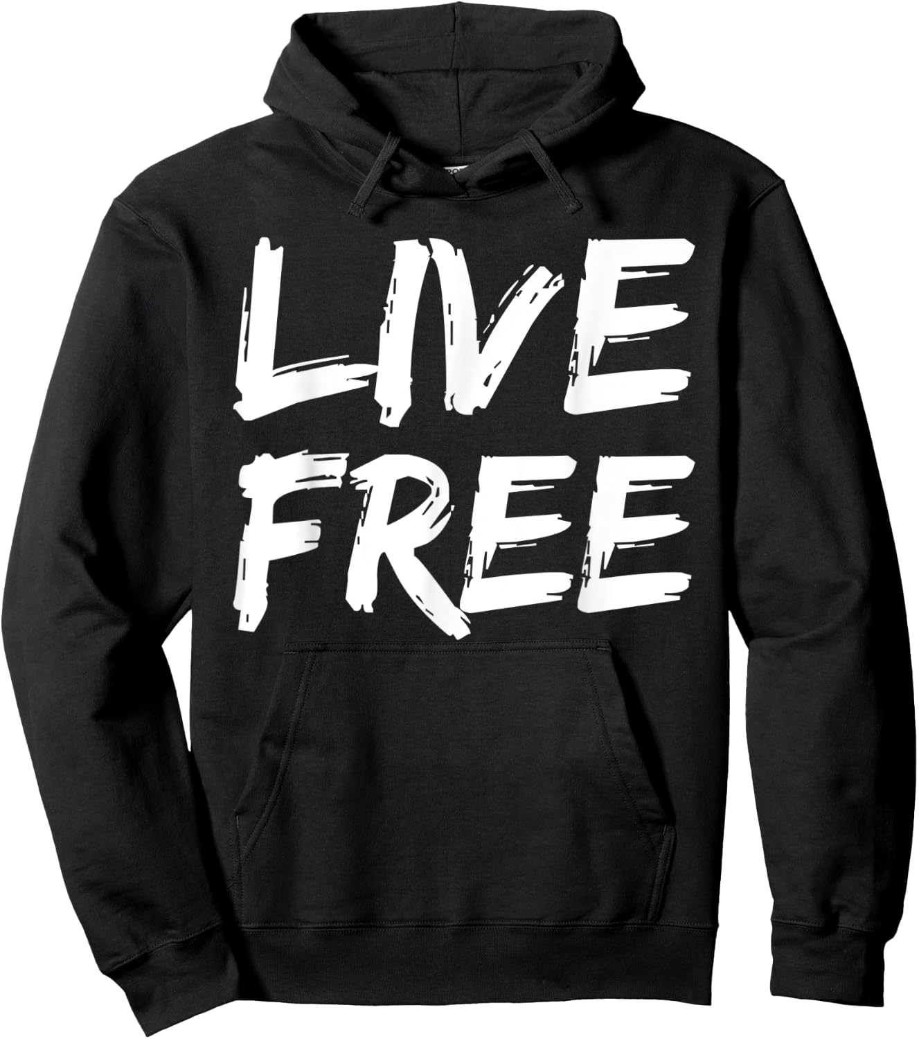 Christian Quote Freedom in Christ Saying Live Free Hoodie - Hoodie | Black