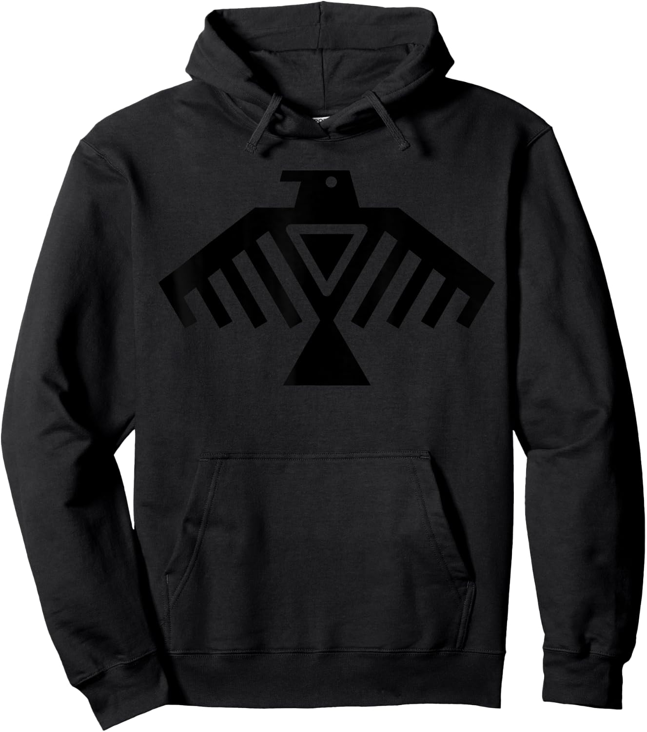 Native American Thunderbird Symbol Hoodie - Hoodie | Black