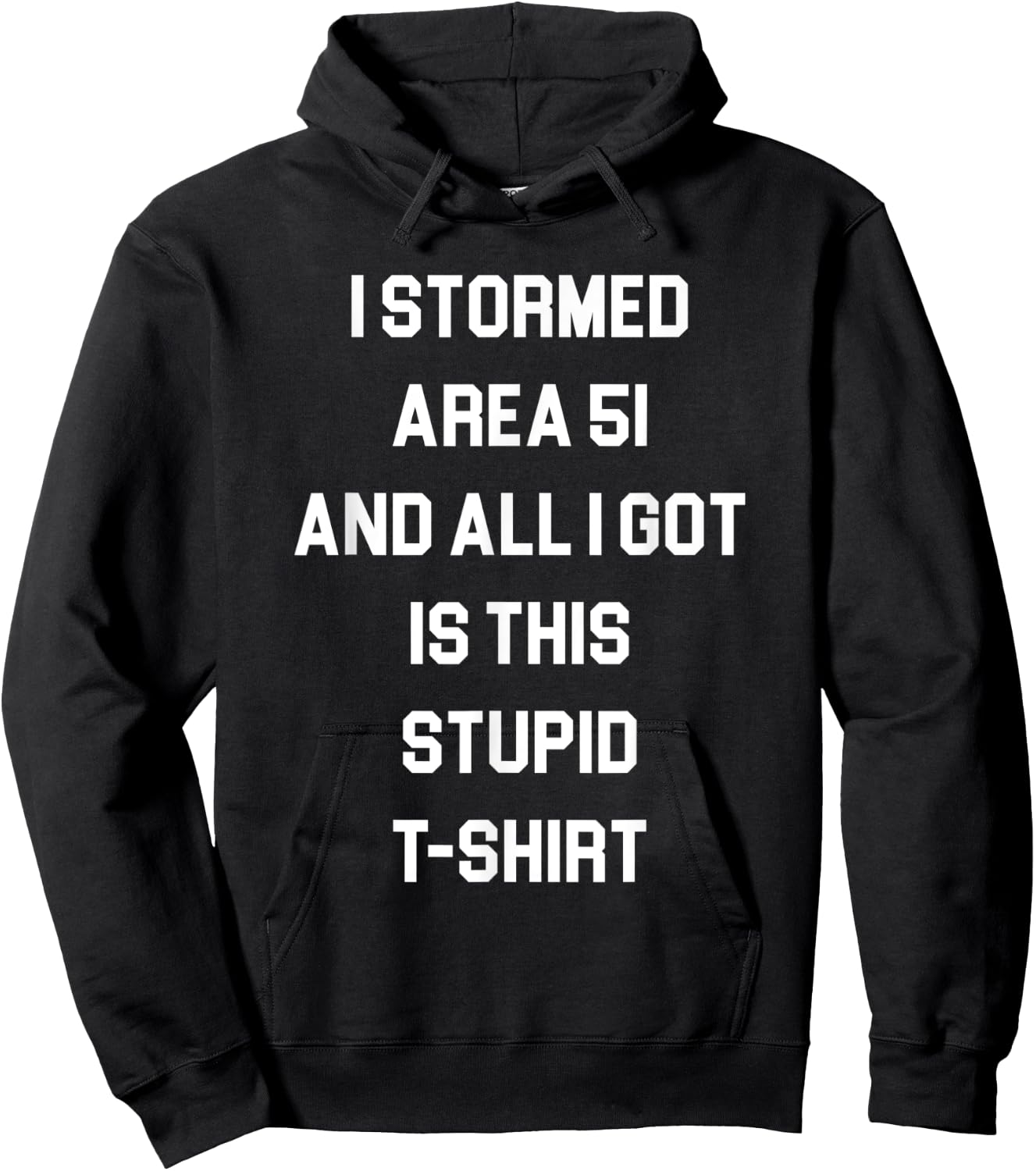 I Stormed Area 51 Hoodie - Hoodie | Black