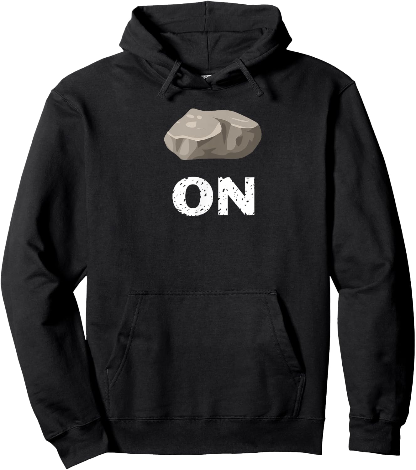 Rock On Funny Rock Geology Mineral Hoodie - Hoodie | Black