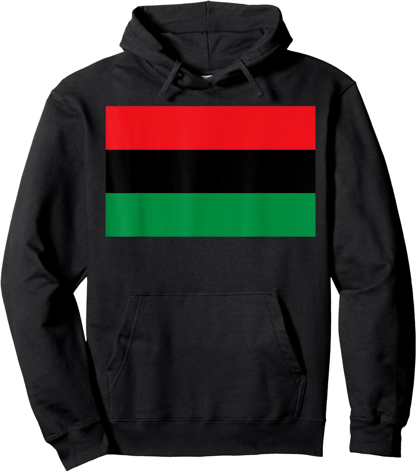 Pan African Unia Flag Map Continent Hoodie - Hoodie | Black