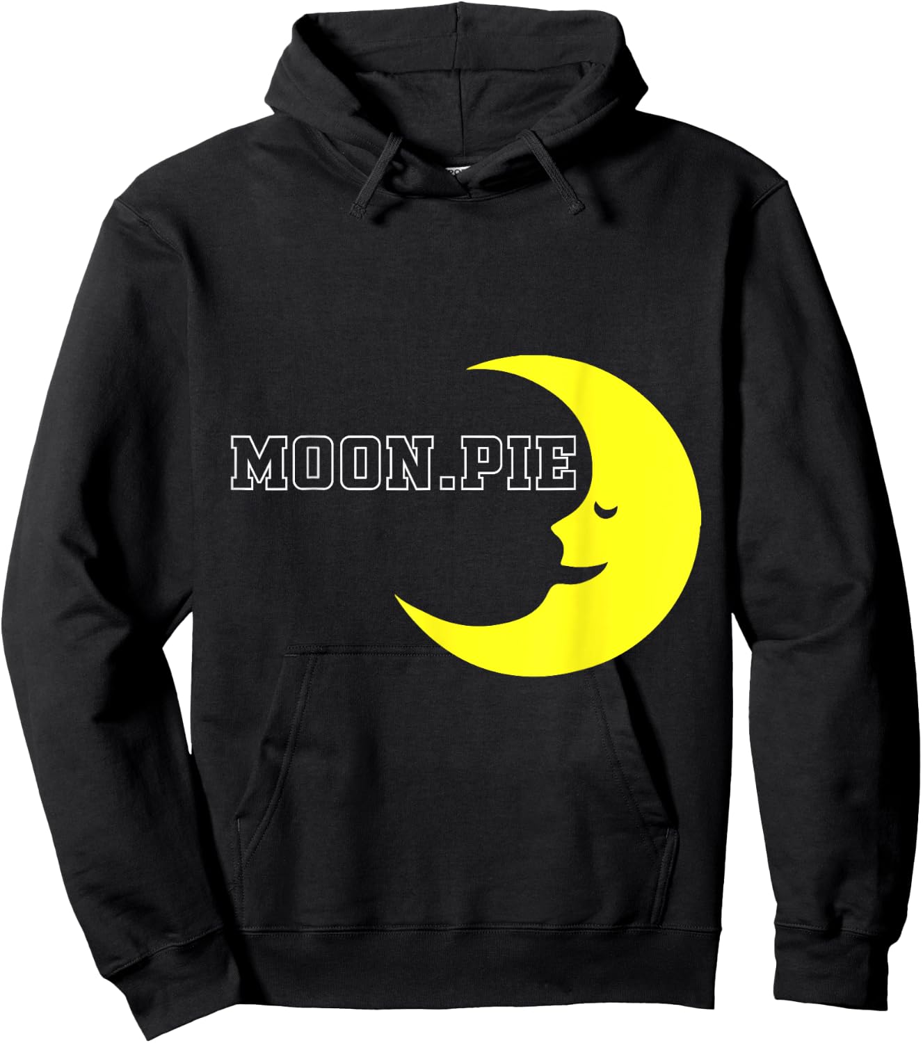 Cute Graphic - Moon Pie Hoodie - Hoodie | Black