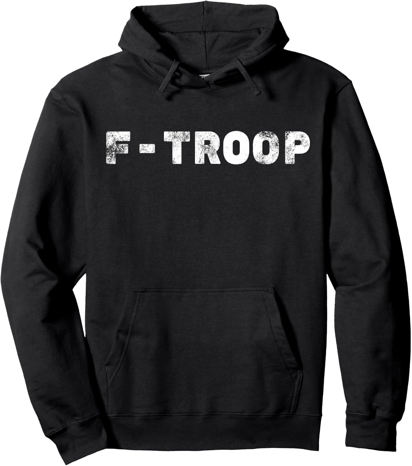 F-Troop Company - Military College Shirt - Vintage Hoodie - Hoodie | Black