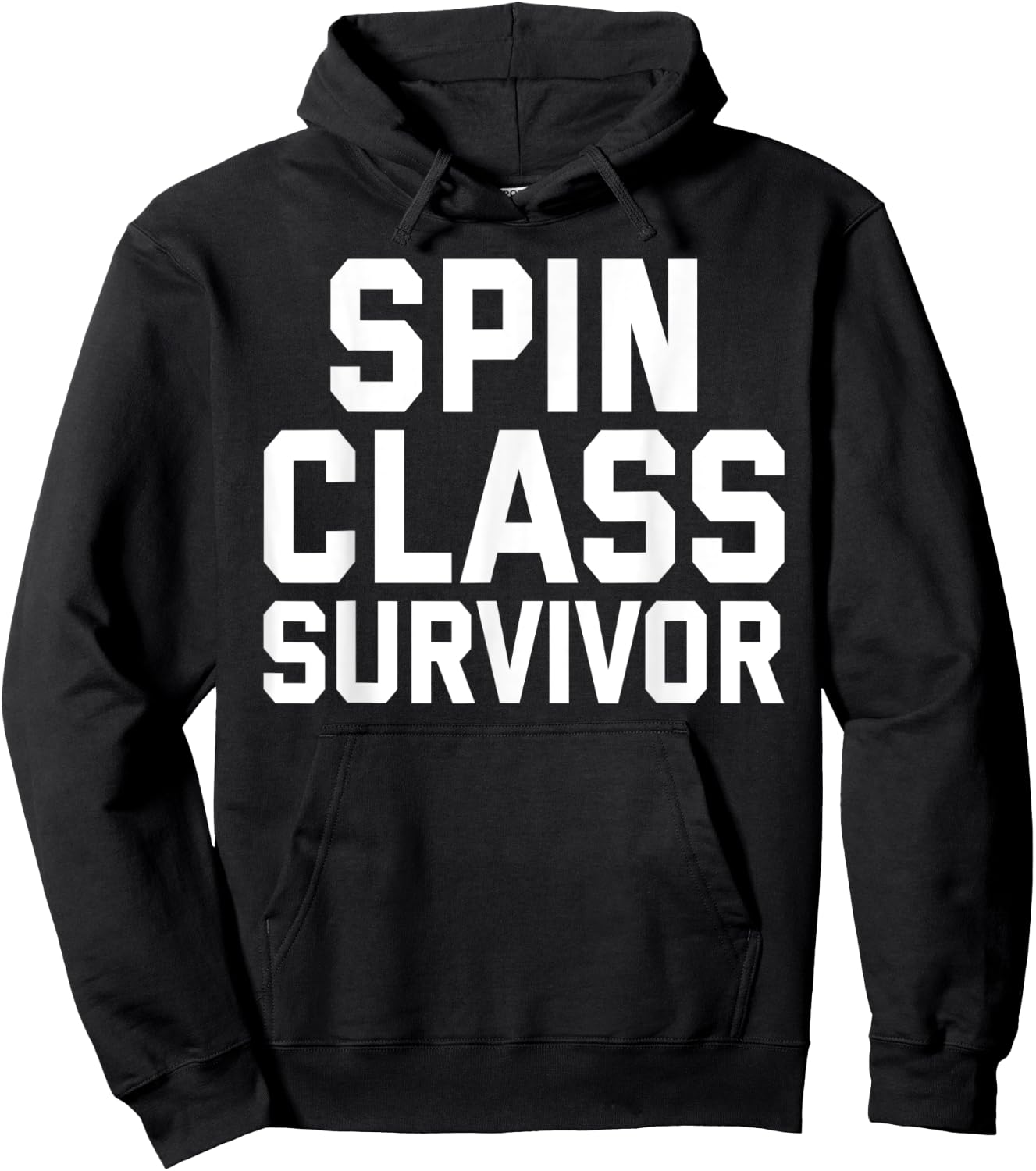 Spin Class Survivor Funny Spinning Spin Class Workout Gift Hoodie - Hoodie | Black