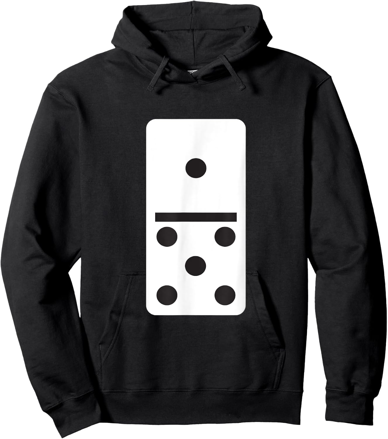 One Five Dominoes Halloween Costume Domino Game Hoodie - Hoodie | Black