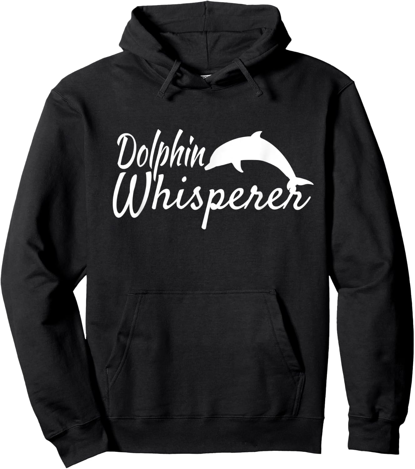 Dolphin Whisperer T Shirt Animal Lover Hoodie - Hoodie | Black