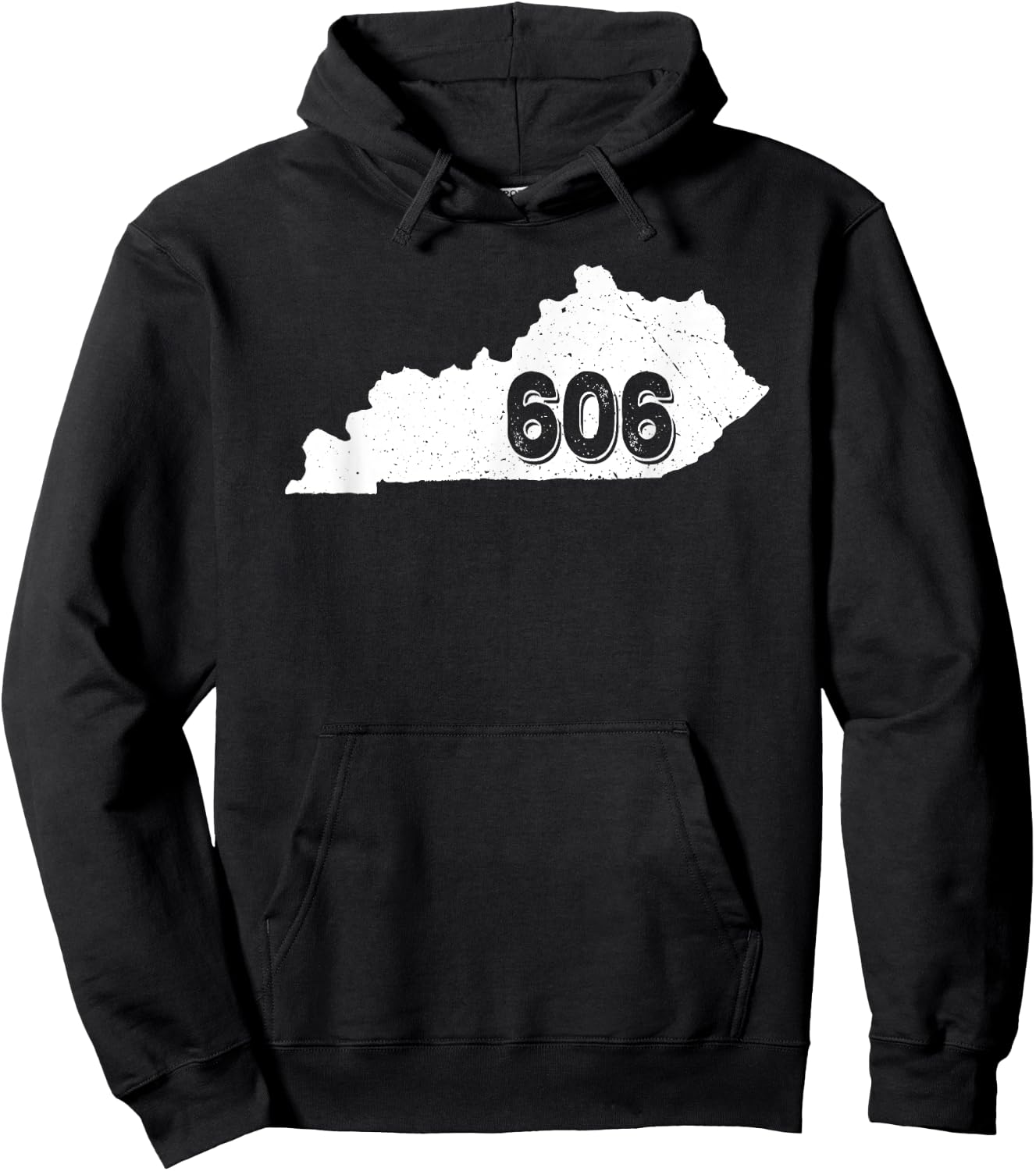 Kentucky Area Code 606 Black Adult Hoodie - Hoodie | Black