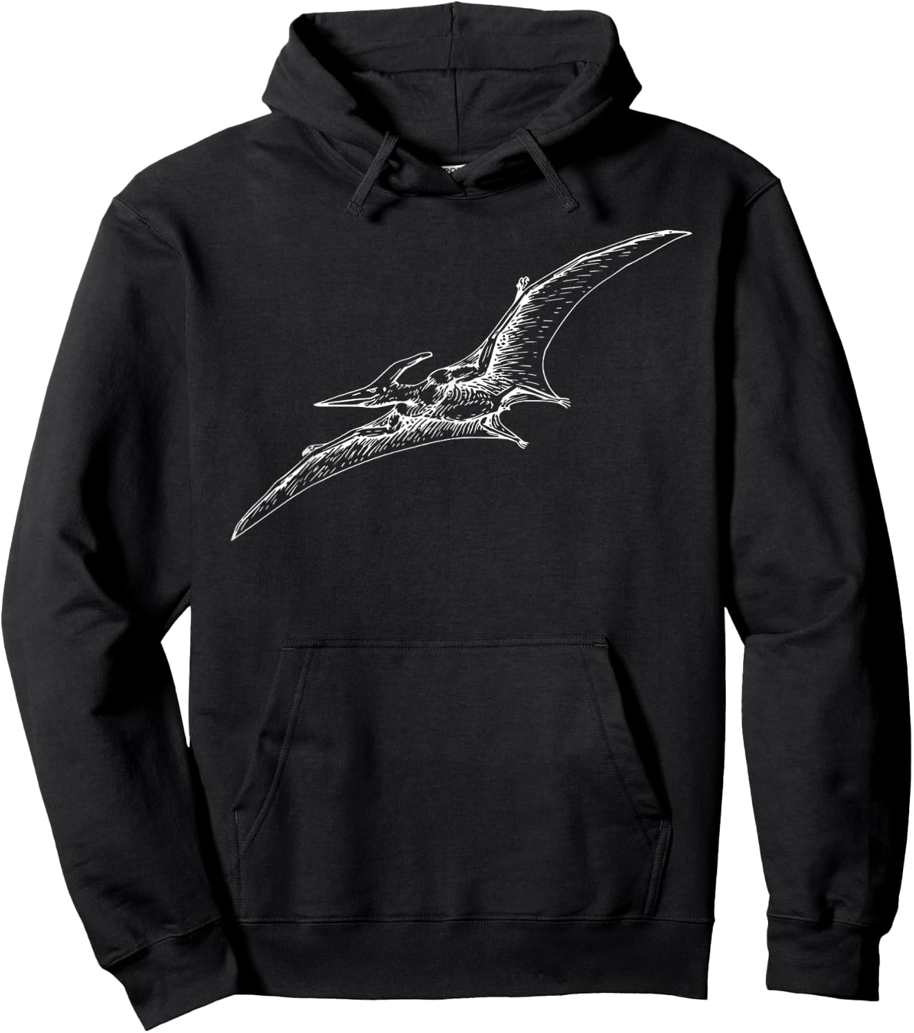 MKaur Pterodactyl Jurassic Dinosaur Flying Reptile Hoodie - Hoodie | Black