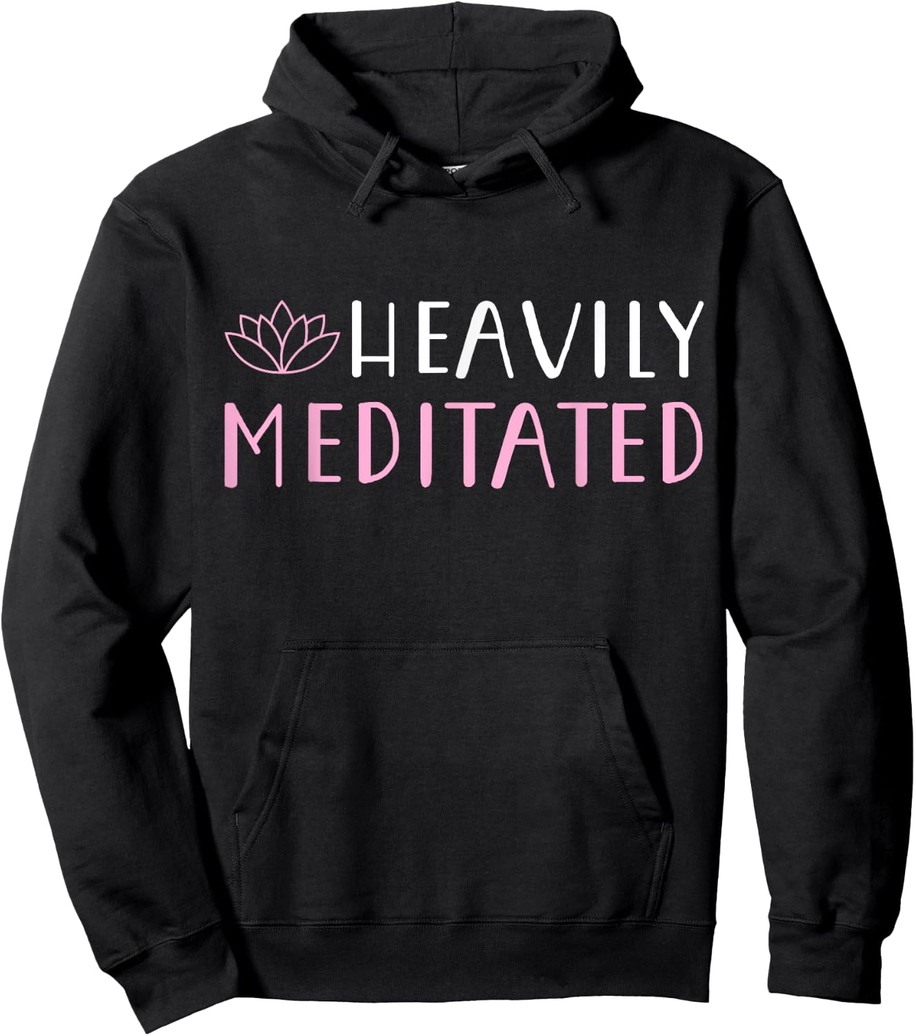 Heavily Meditated Yoga Lovers Shirt Hoodie - Hoodie | Black