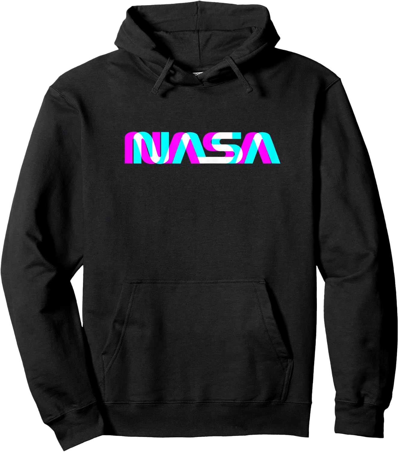 Classic NASA Worm Logo Space Aerospace Engineers Hoodie - Hoodie | Black