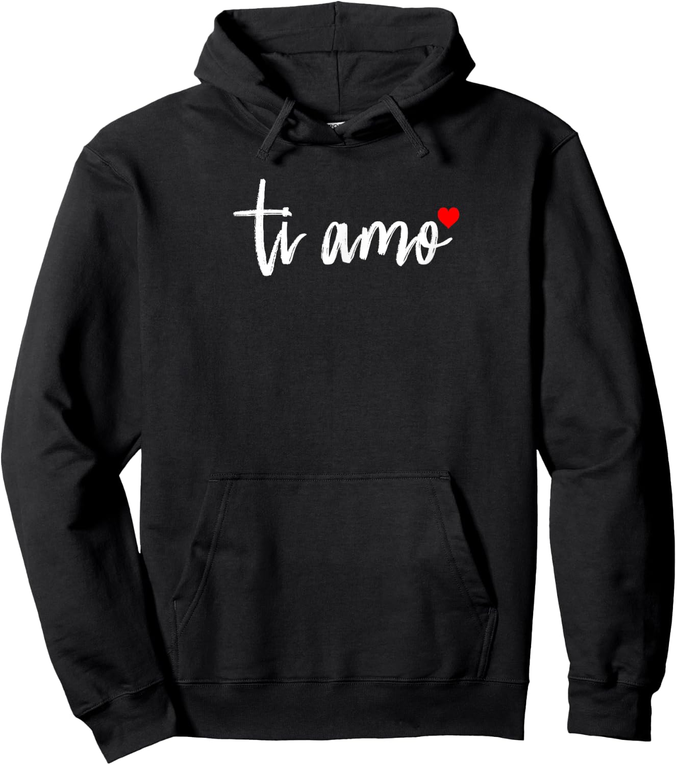 Ti Amo italiano I Love You Valentine's Day Relationship Hoodie - Hoodie | Black