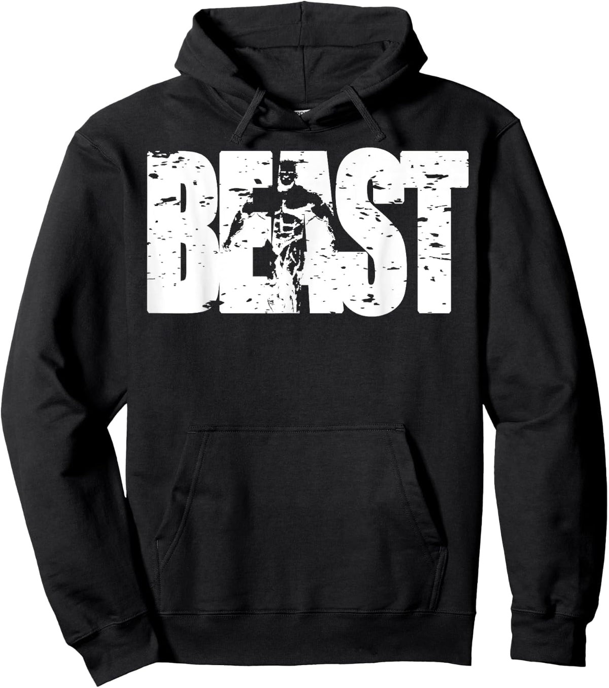 Beast Workout Clothes Gym Activewear Fitness Yoga. Hoodie - Hoodie | Black