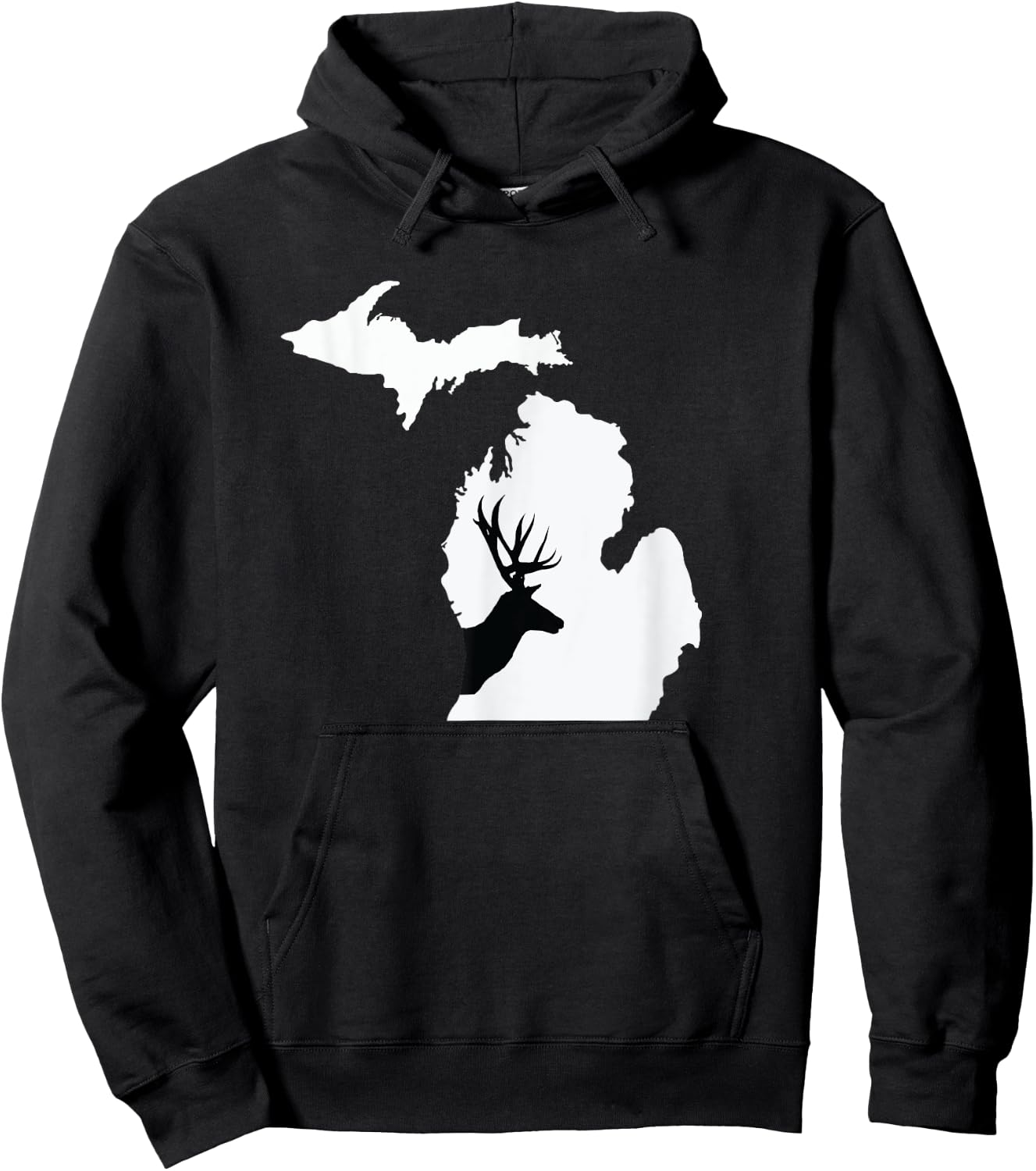 Michigan Deer Hunting Shirt Hoodie - Hoodie | Black