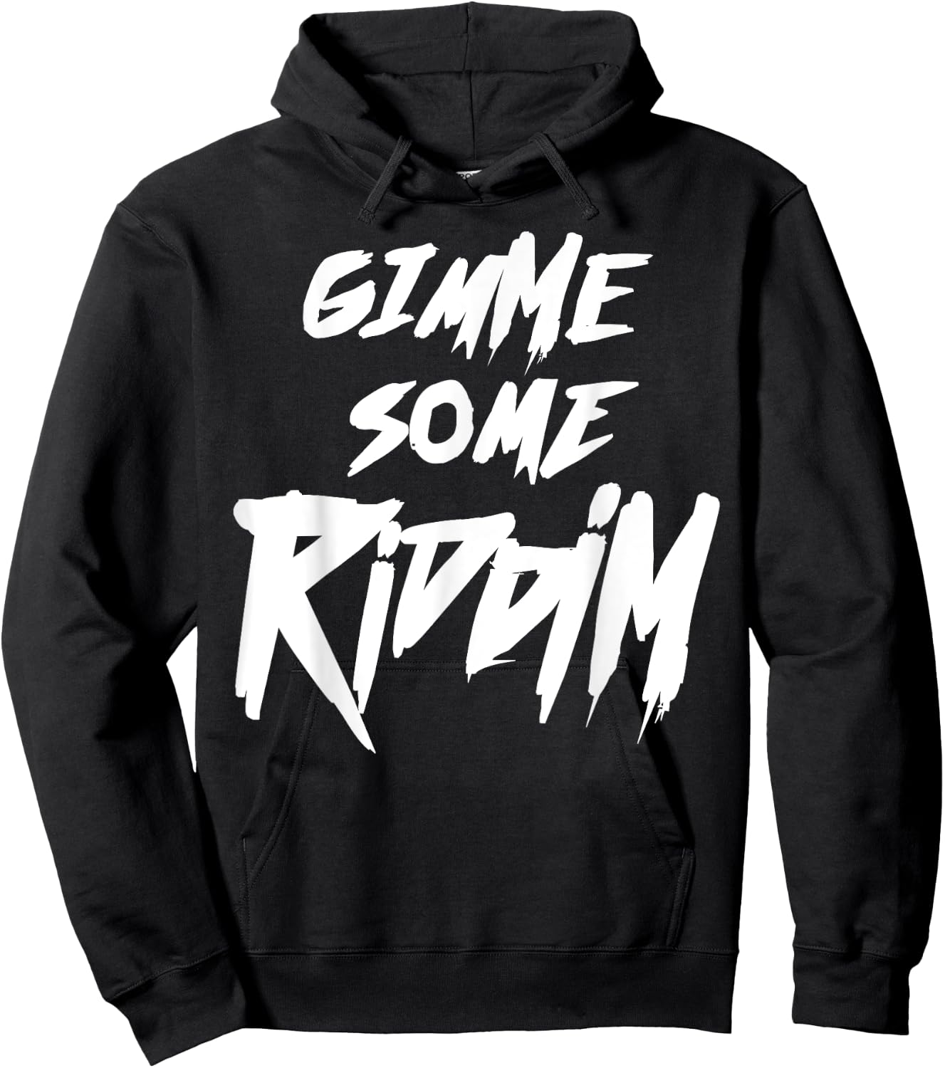 Riddim Shirt, Dubstep, Rave, EDM, Bass Head, Headbanger Hoodie - Hoodie | Black