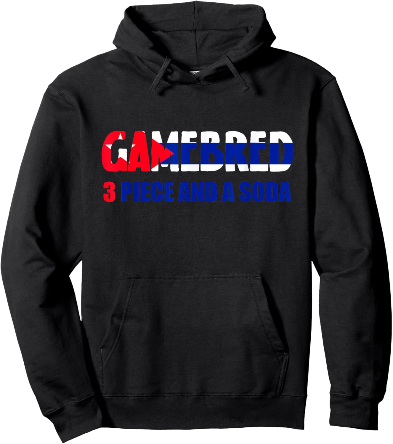 Three Piece with A Soda Martial Artist MMA Hoodie - Hoodie | Black