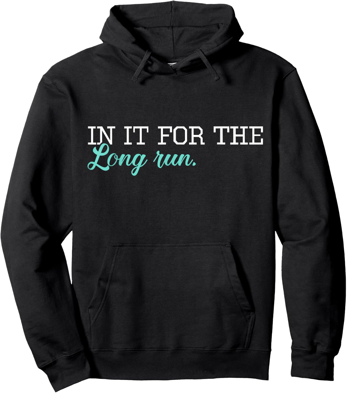Cross Country Running Shirts - In It For The Long Run - XC Hoodie - Hoodie | Black