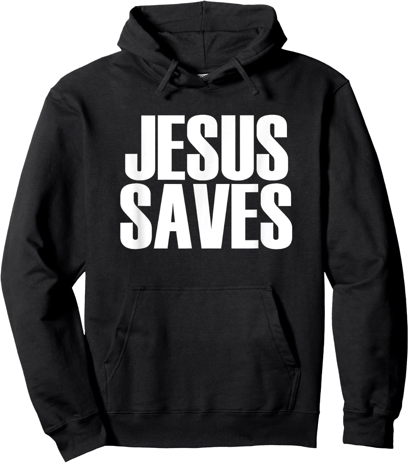 Jesus Saves - Popular Christian Faith Quote Hoodie - Hoodie | Black