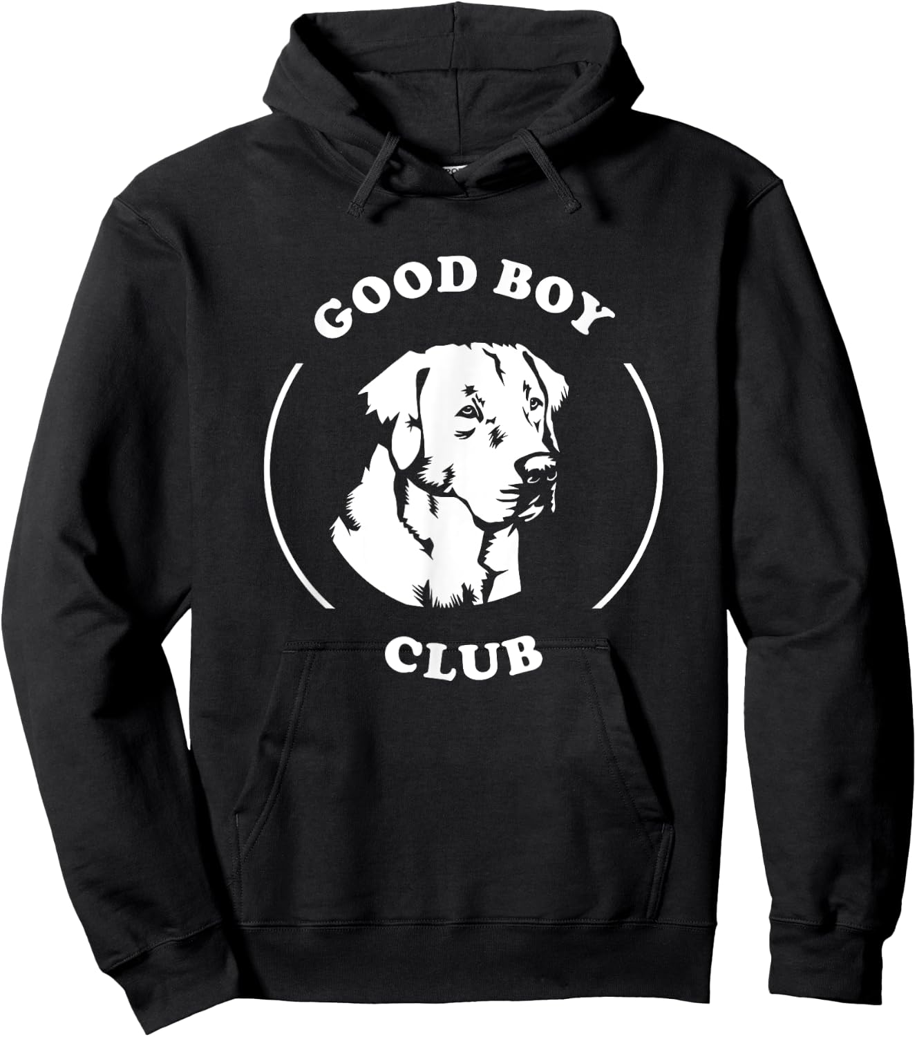 Good Boy Club - Funny Cute Labrador Dog Hoodie - Hoodie | Black