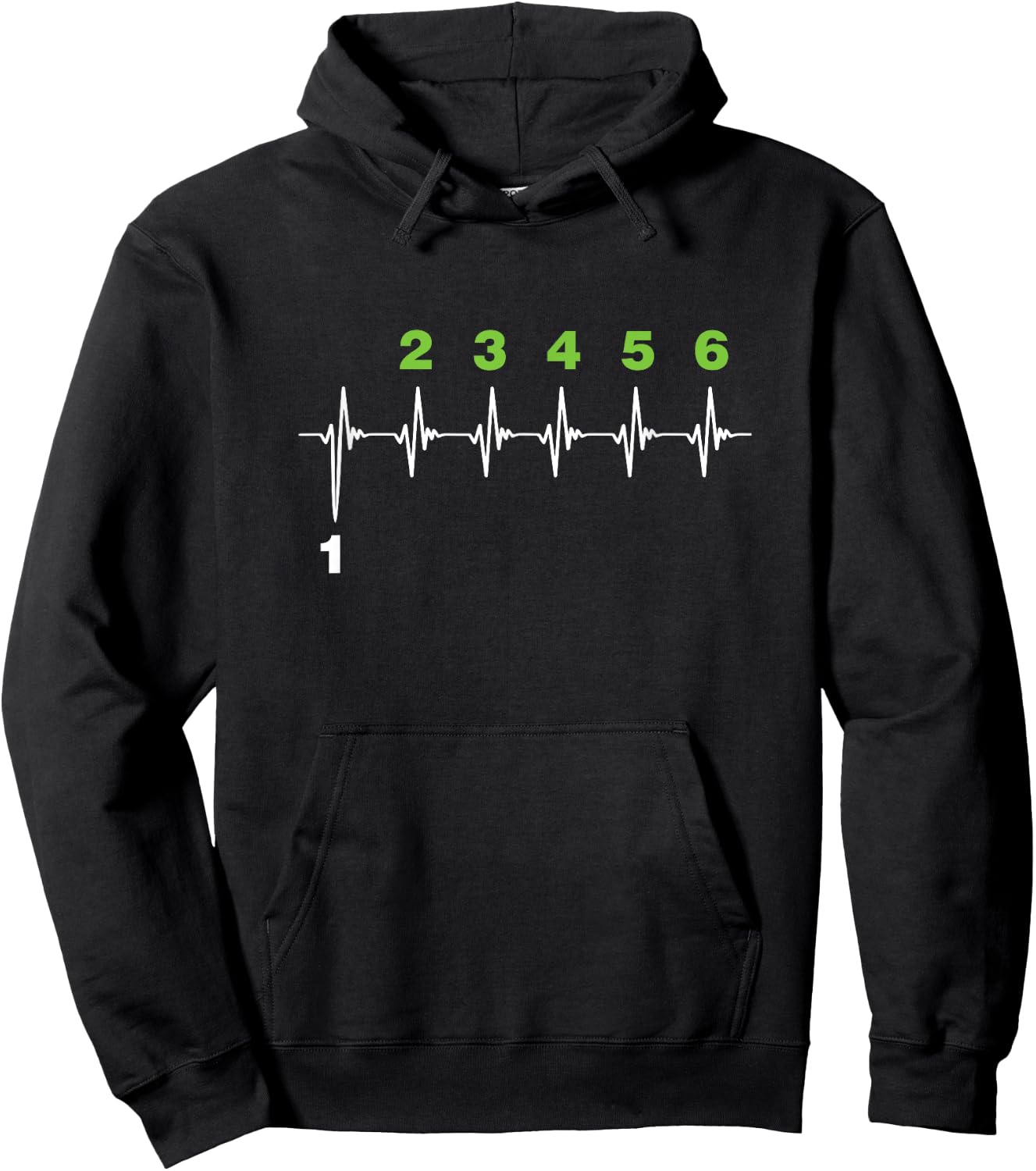 Motorcycle Gear Shift Heartbeat Motorist Hoodie - Hoodie | Black