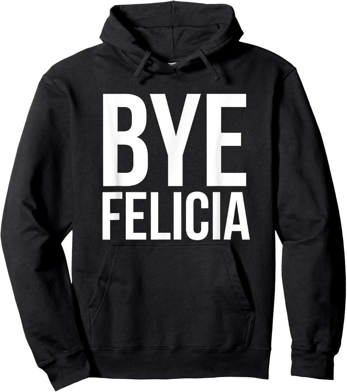 Malik Bye Felicia Funny Women Black Small Classic Fit Short Sleeve Hoodie - Hoodie | Black