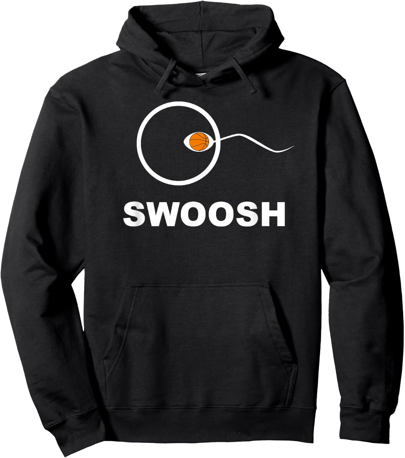 Basketball Pregnancy Shirt Funny Expectant Father Hoodie - Hoodie | Black