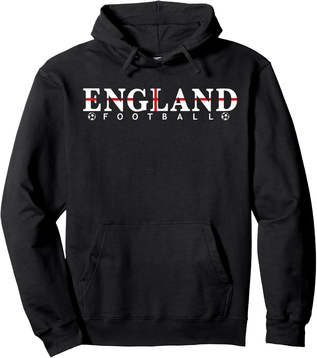 England Football Hoodie - Hoodie | Black