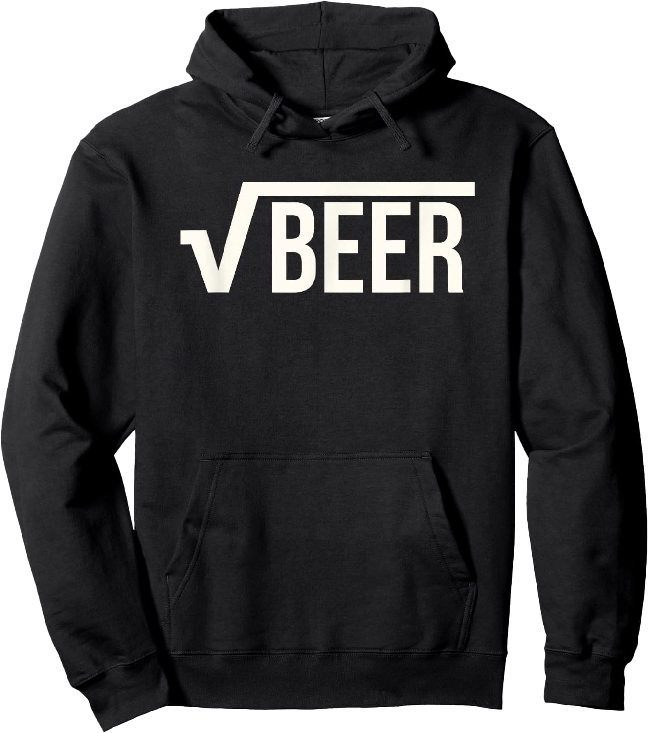 Root Beer (Square Root of Beer) Math Joke Hoodie - Hoodie | Black