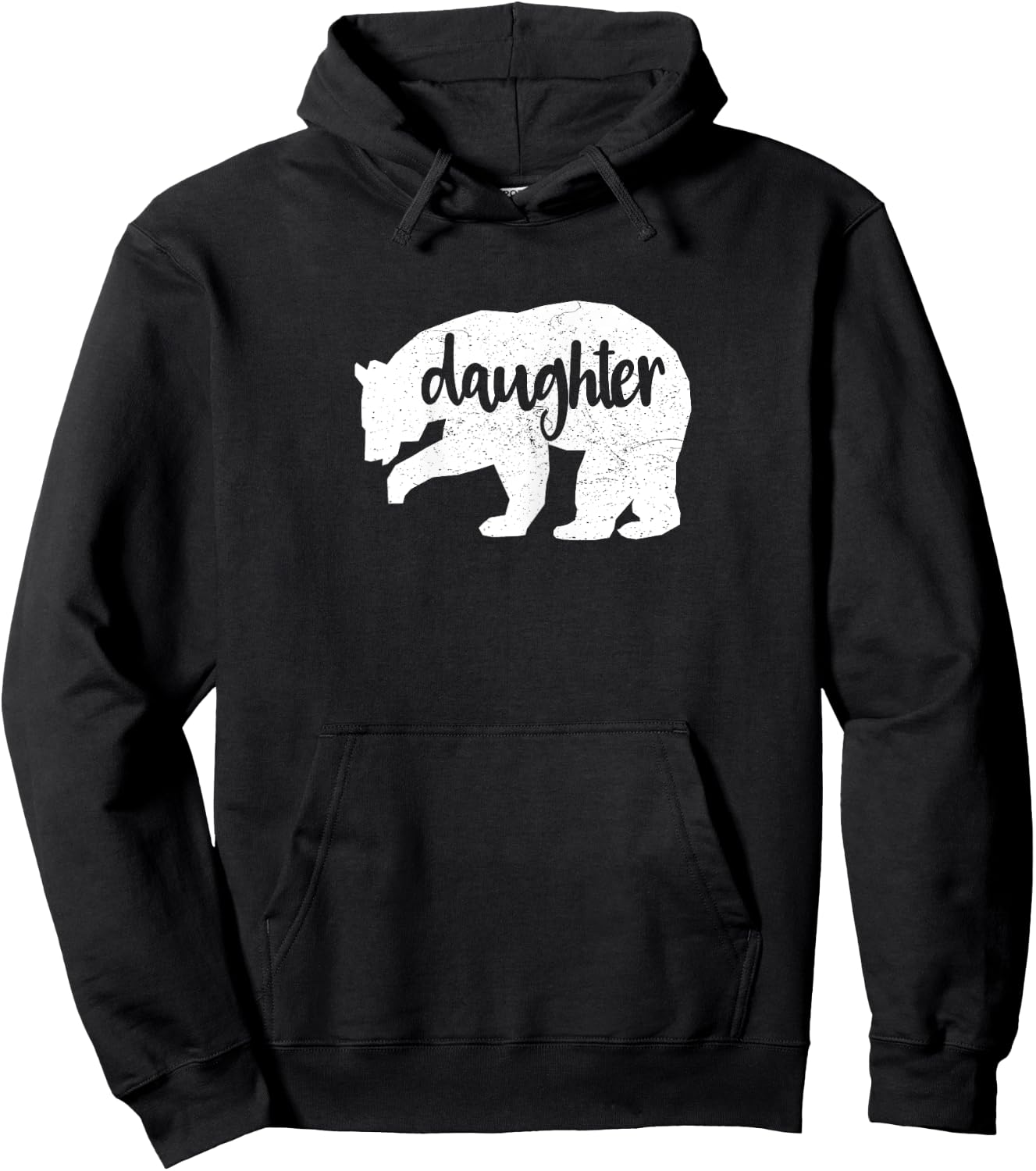 DAUGHTER BEAR Family Kids Hoodie - Hoodie | Black