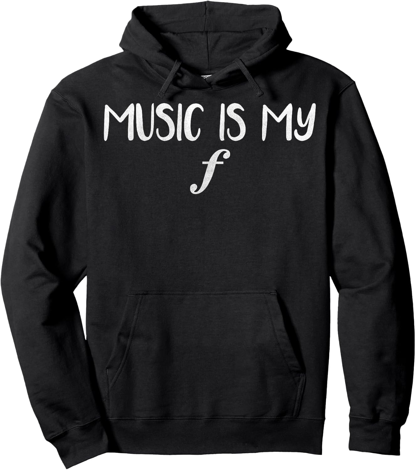 Funny Music Is My Forte Hoodie - Hoodie | Black