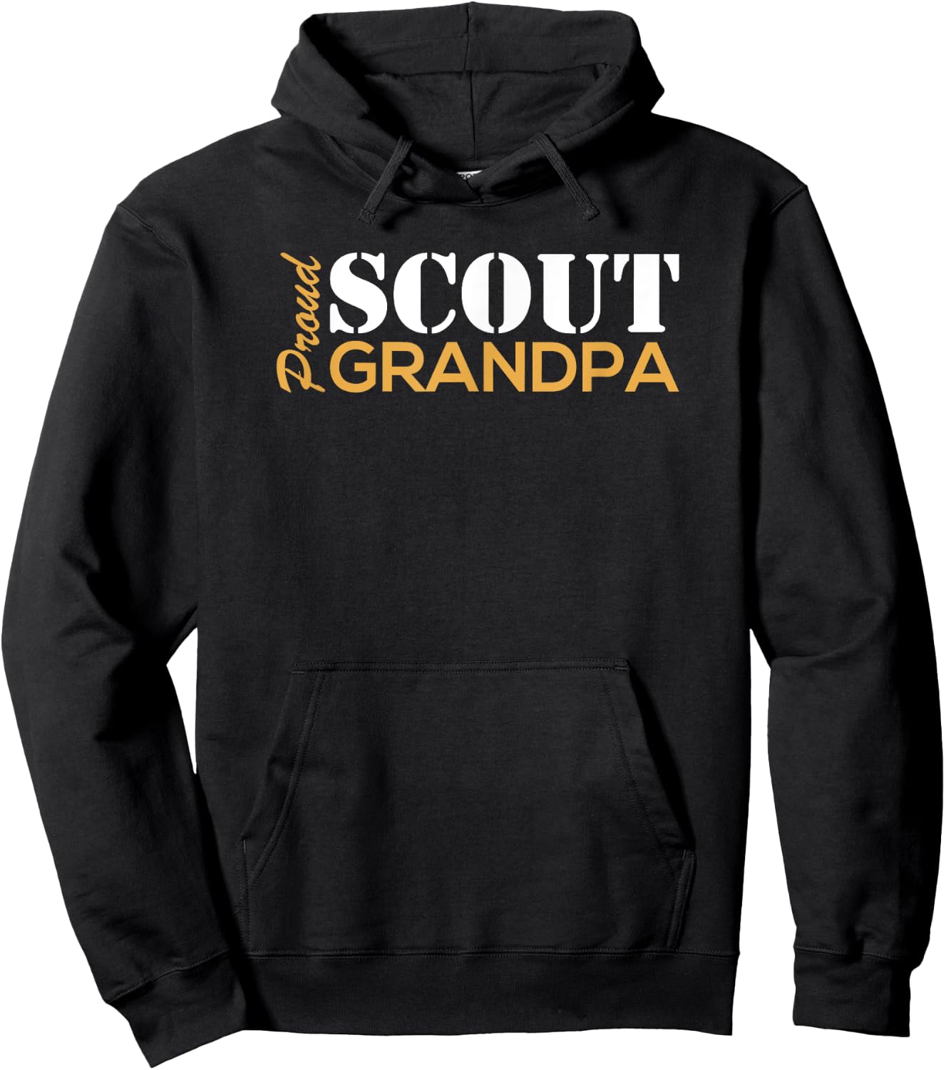 Proud Scout Grandpa T Shirt - 20445 Hoodie - Hoodie | Black