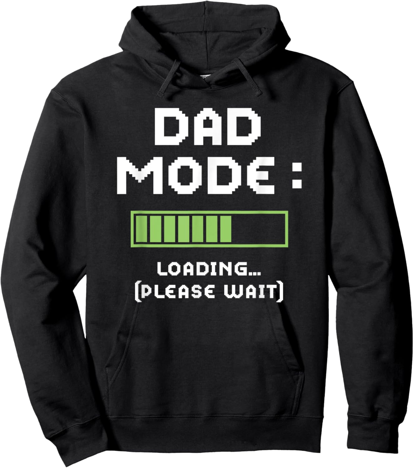 Funny Dad Mode Loading Father's Day Matching Clothing Hoodie - Hoodie | Black