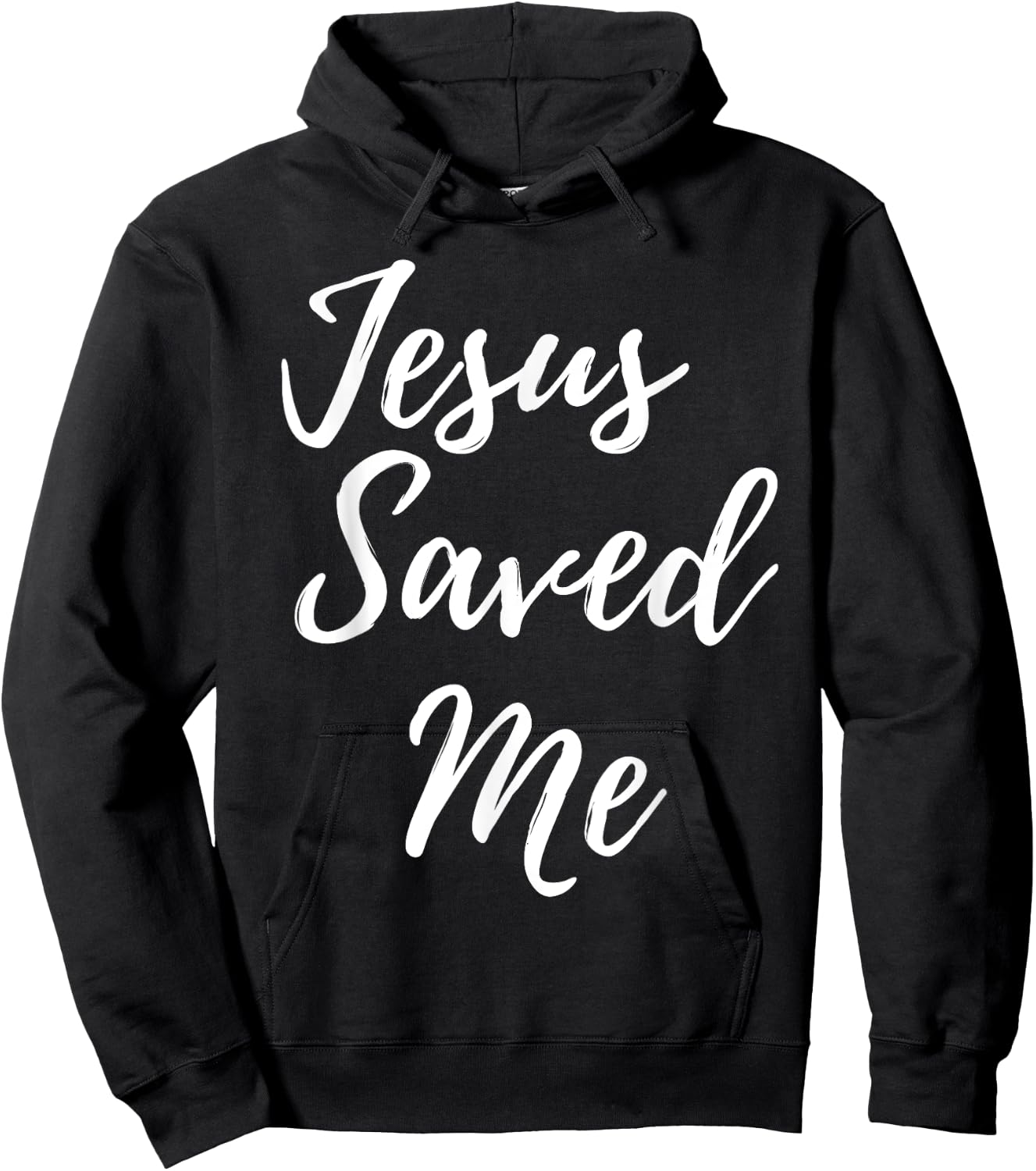 Jesus Saved Me Hoodie - Hoodie | Black