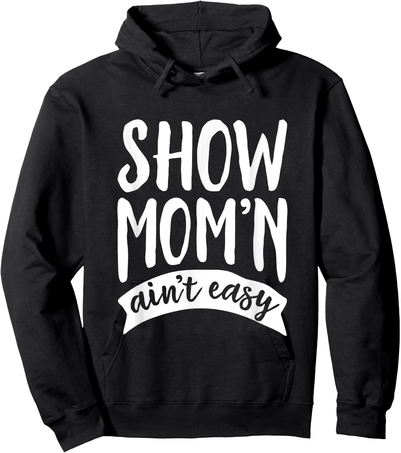 Funny Livestock Show Mom Shirt Hoodie - Hoodie | Black
