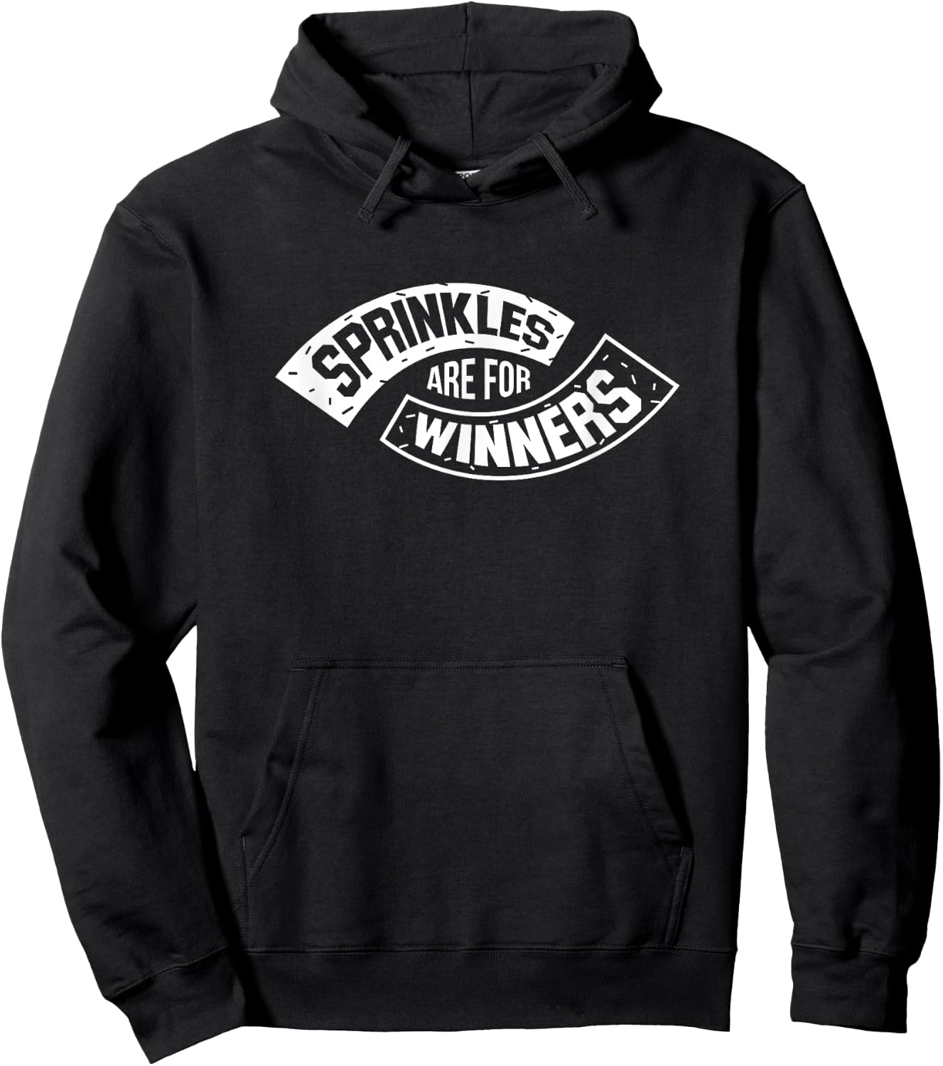 Sprinkles Are For Winners Funny Bake Hoodie - Hoodie | Black