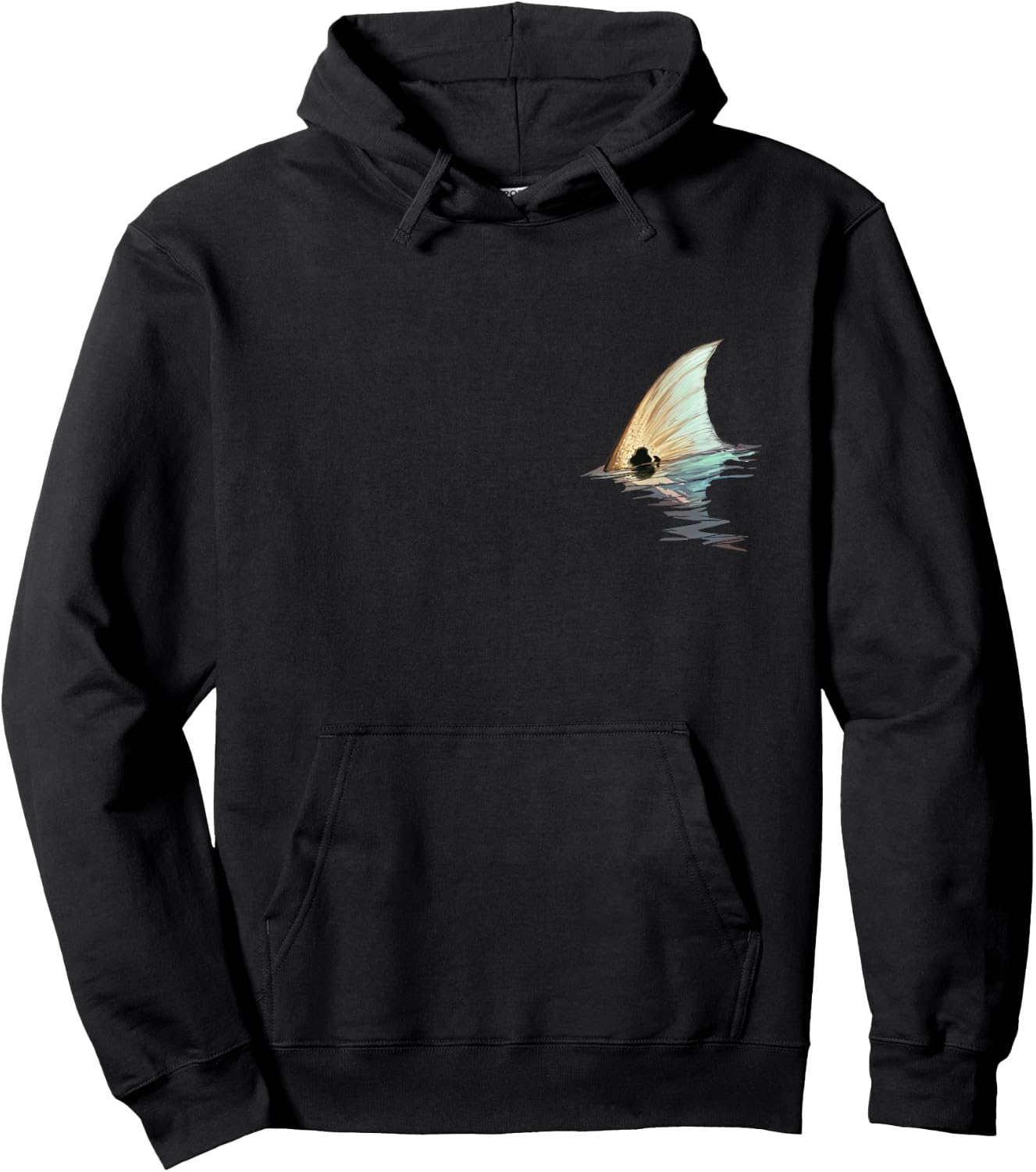 Tailing Redfish | Redfish Tail | Red Drum Fish Shirt Hoodie - Hoodie | Black