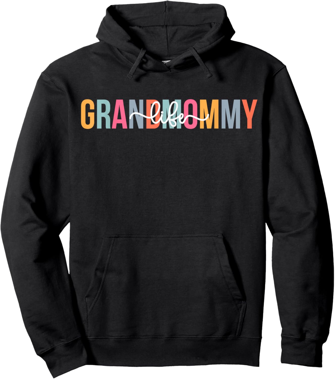 Grandmommy Life Grandmommy Grandma Grandmommy Grandmother Hoodie - Hoodie | Black