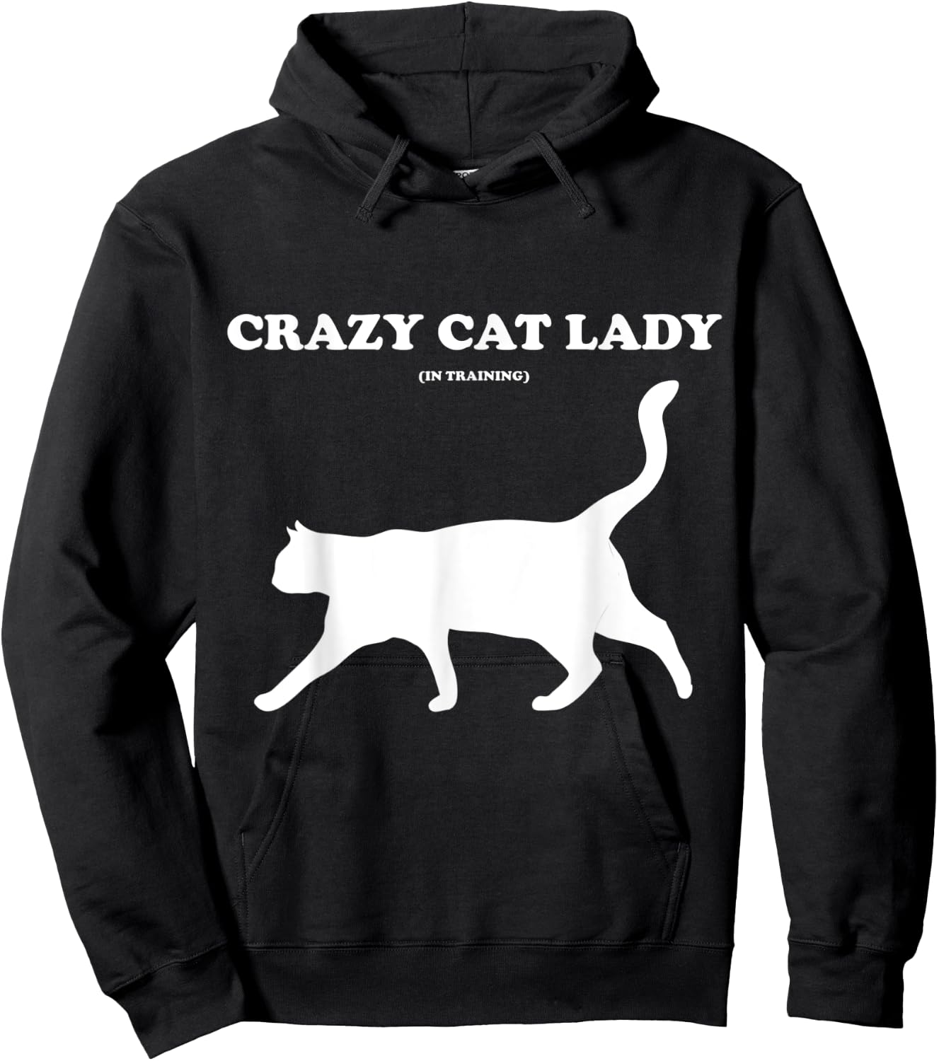 Crazy Cat Lady (in Training) Hoodie - Hoodie | Black