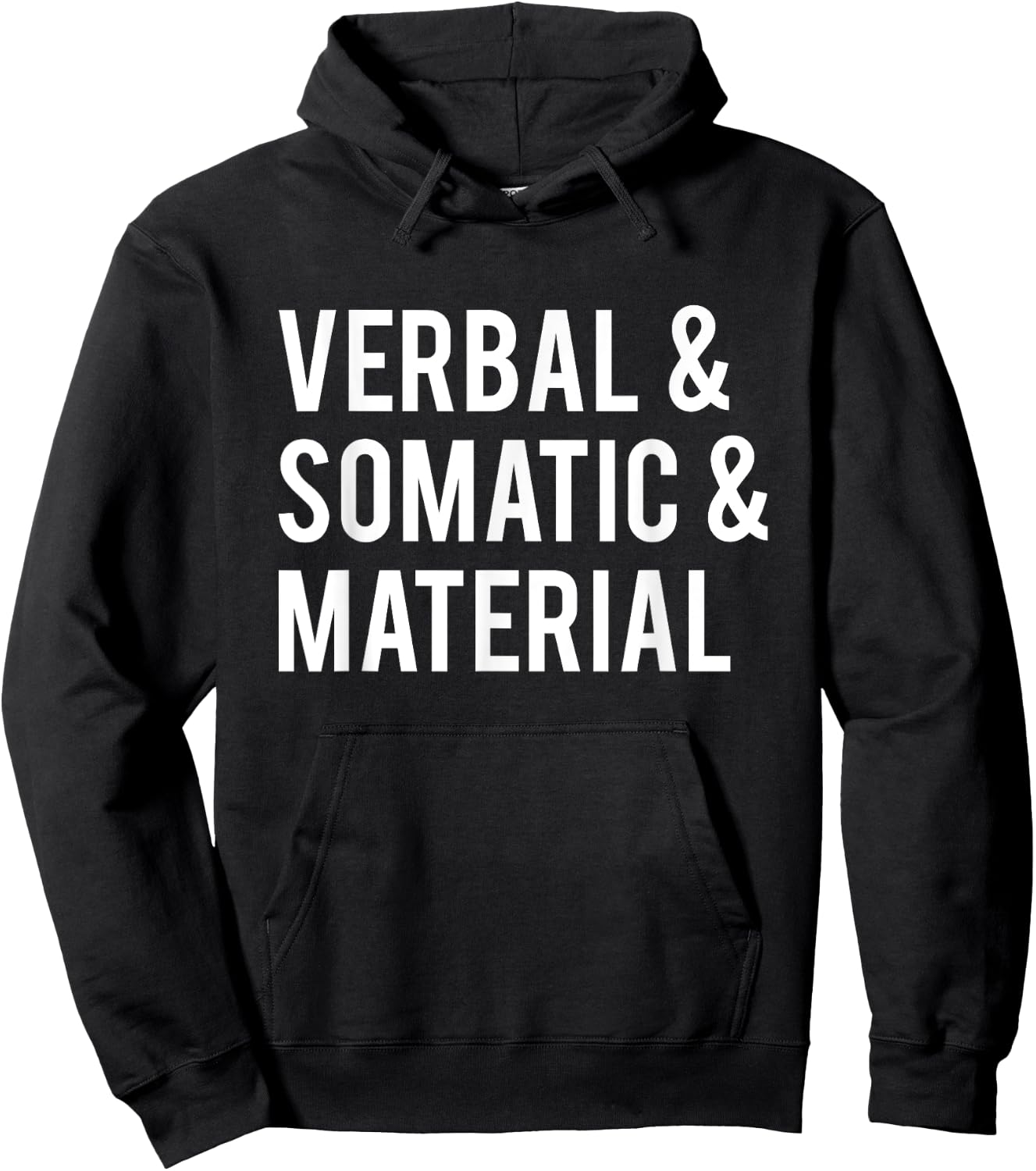 Verbal & Somatic & Material RPG Roleplaying Gamer Hoodie - Hoodie | Black