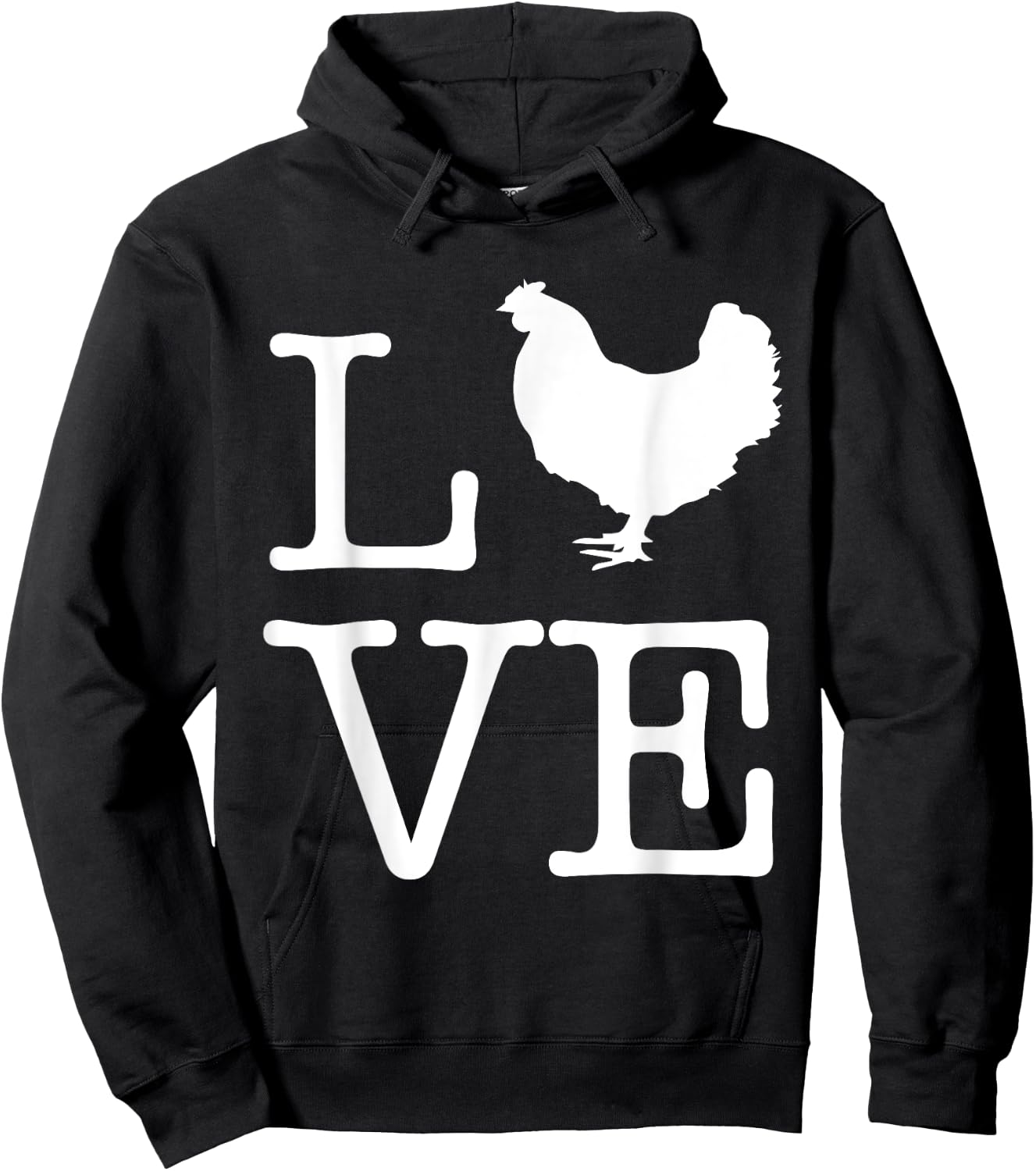 I Love Chickens Funny Chicken Lover Kids Gift Hoodie - Hoodie | Black