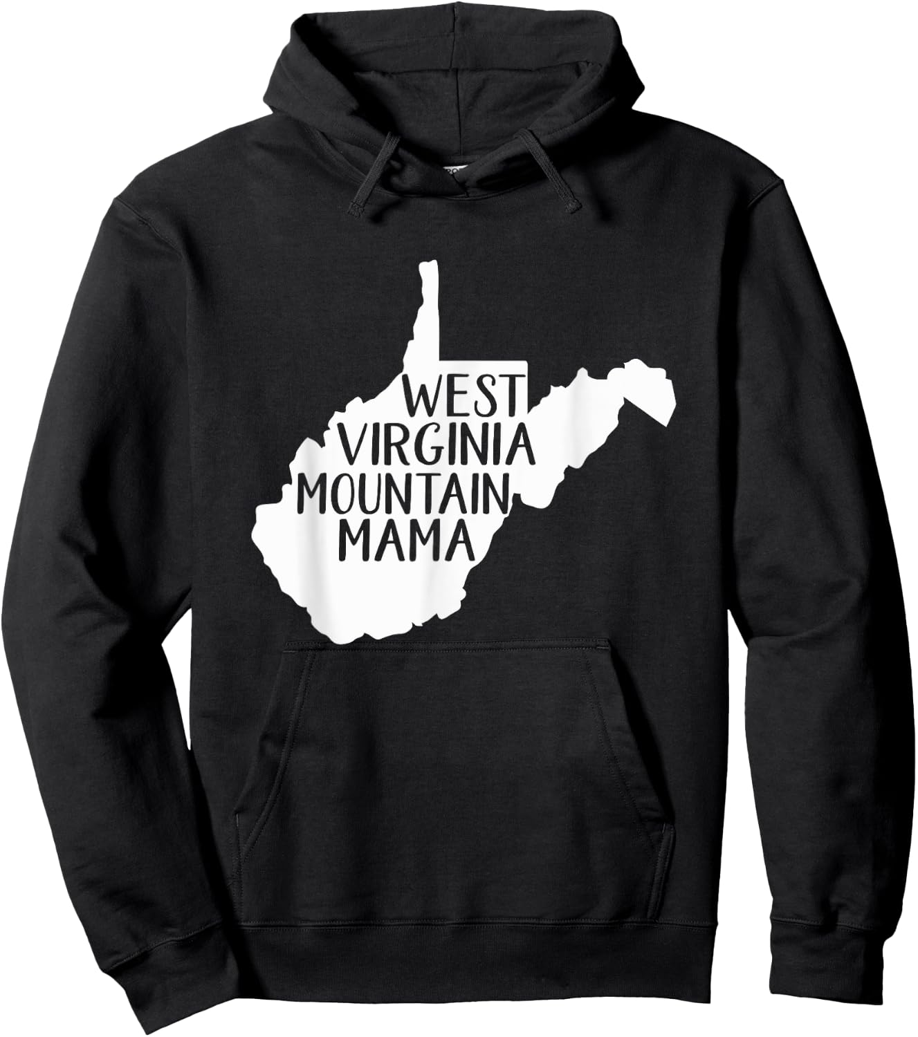 West Virginia Mountain Mama Hoodie - Hoodie | Black